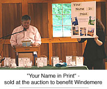 Your Name in Print, sold at the Windemere auction